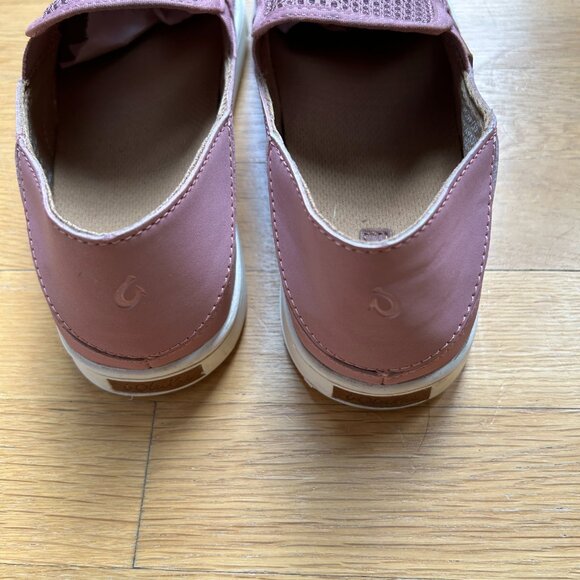 OLUKAI Pehuea Slip On Comfort Beach Shoes Sneaker Pink Sz 9 - Picture 4 of 6